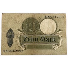GERMANY 1906 . TEN 10 MARK BANKNOTE